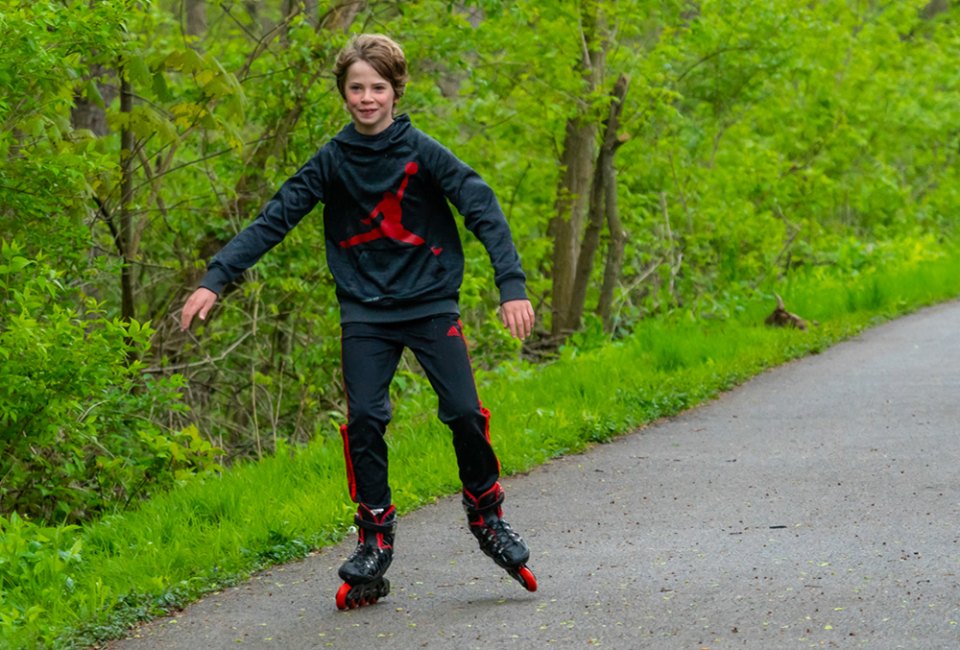 Pull on some rollerblades and go for a spin! Photo by Joseph Gage via Flickr