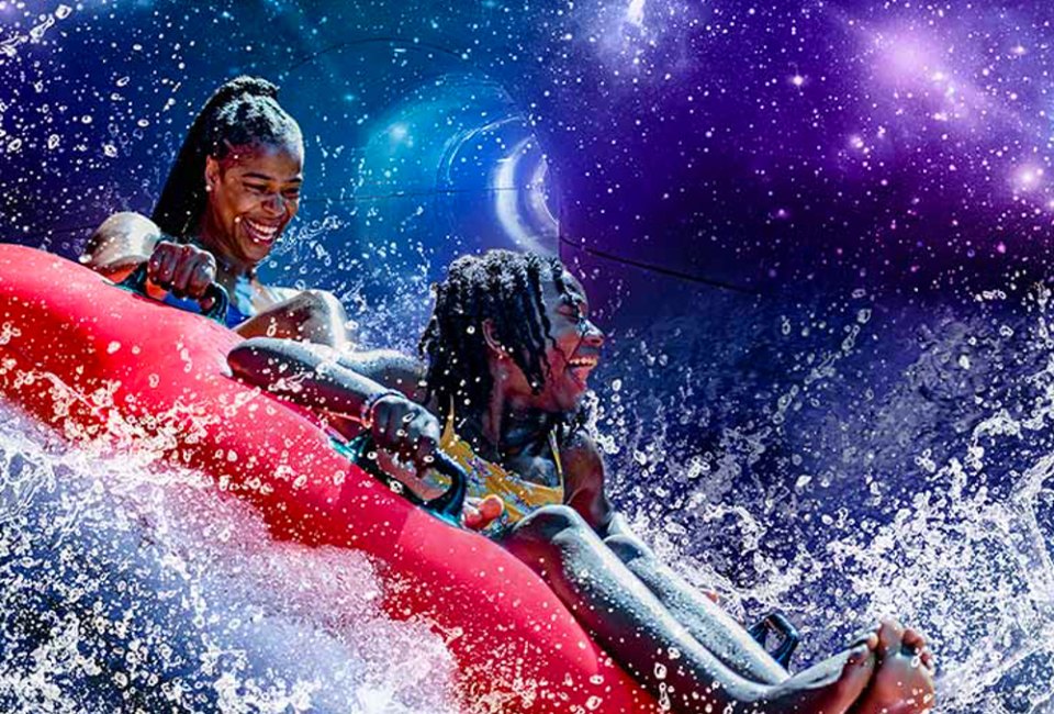 Experience the Hyperlight Slide at Water Country, one of the fun new attractions at this beloved New England water park. Photo courtesy of the Park.