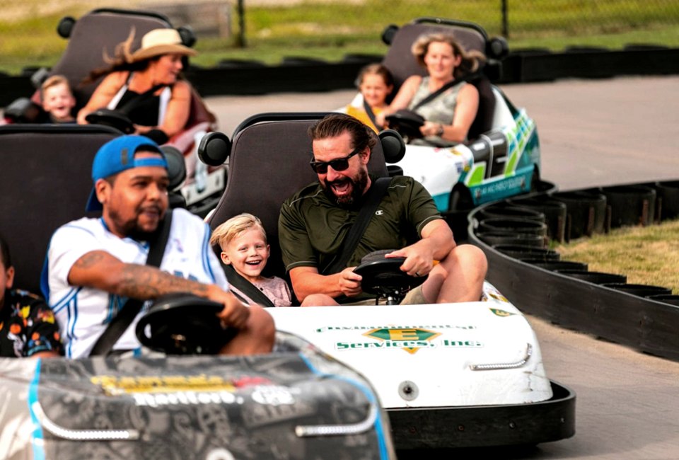 Hit the road for an action-packed trip to one of the best family fun centers in Connecticut! Photo courtesy of Sonny's Place