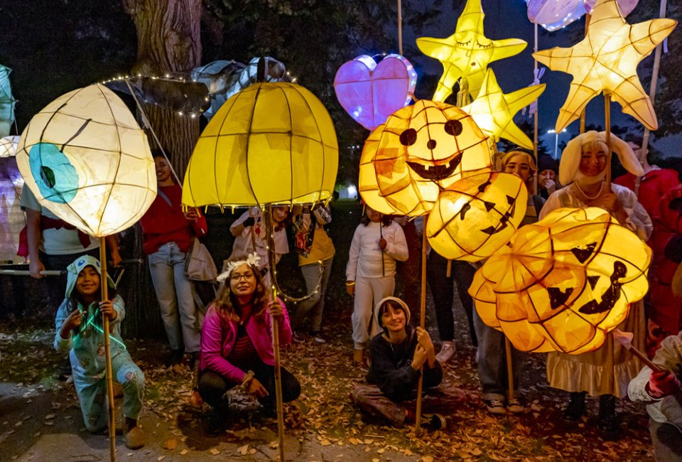 Light up the night at Baltimore's Great Halloween Lantern Parade. Photo courtesy of Creative Alliance