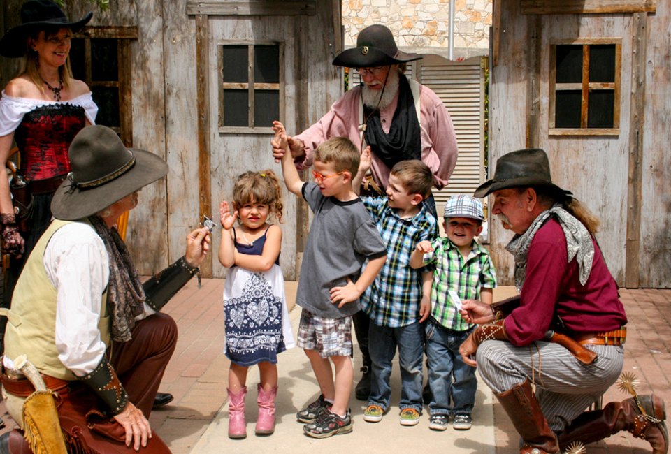 Kids love the Western world of Bandera, TX. Photo courtesy of  the Bandera Cowboy Capital tourism website