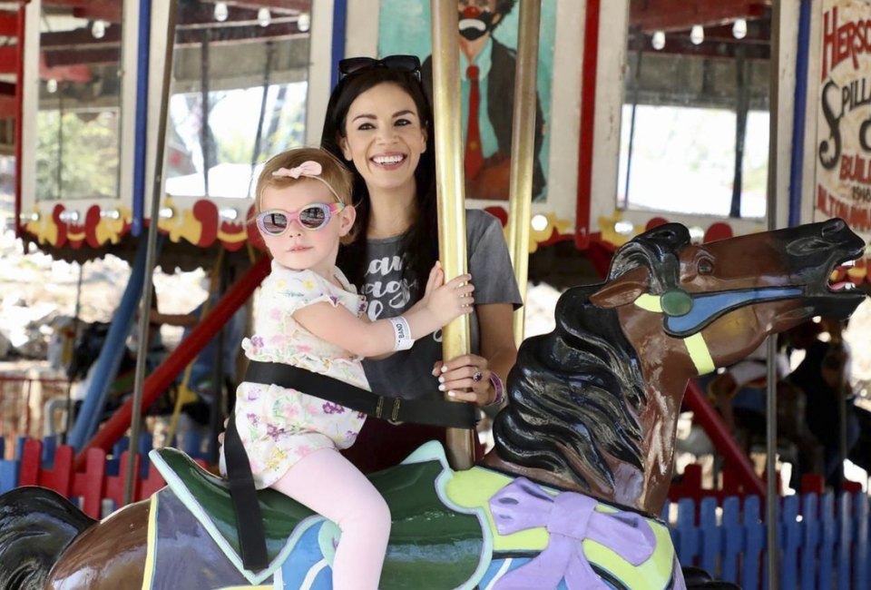 The vintage carousel at Kiddie Park in San Antonio, photo courtesy of the park