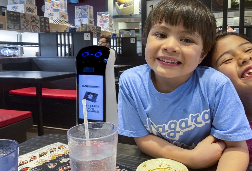 Kura Revolving Sushi Bar! Photo by Maureen Wilkey