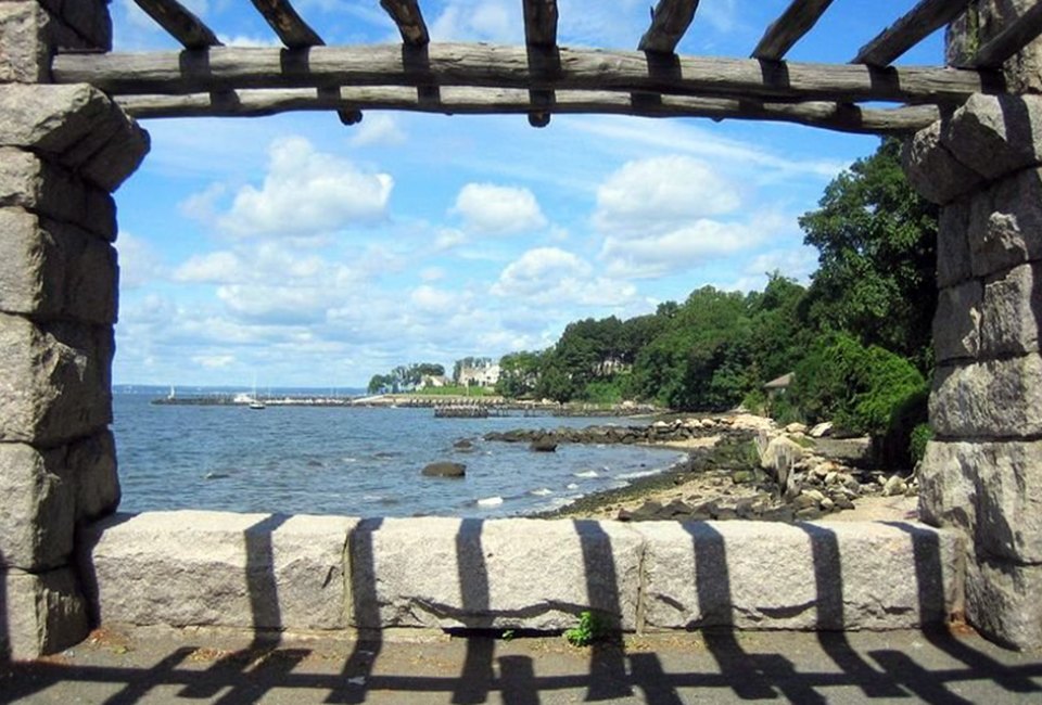 Morgan Memorial Park sits on the shore of Long Island Sound in Glen Cove. Photo courtesy of the park