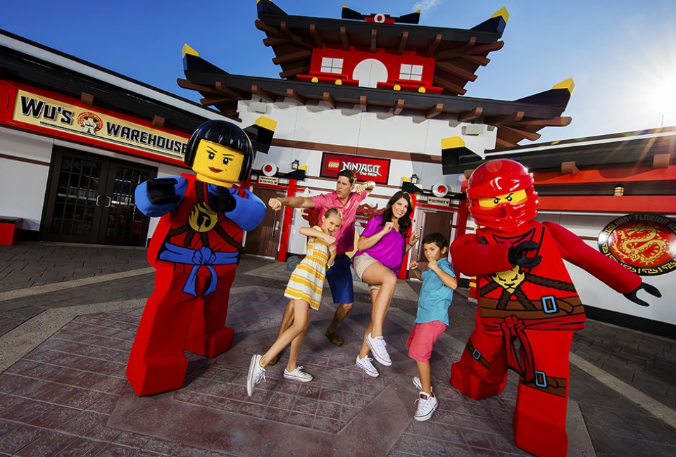 Improve your Spinjitsu skils at Lego Ninjago World. Photo courtesy of Legoland New York
