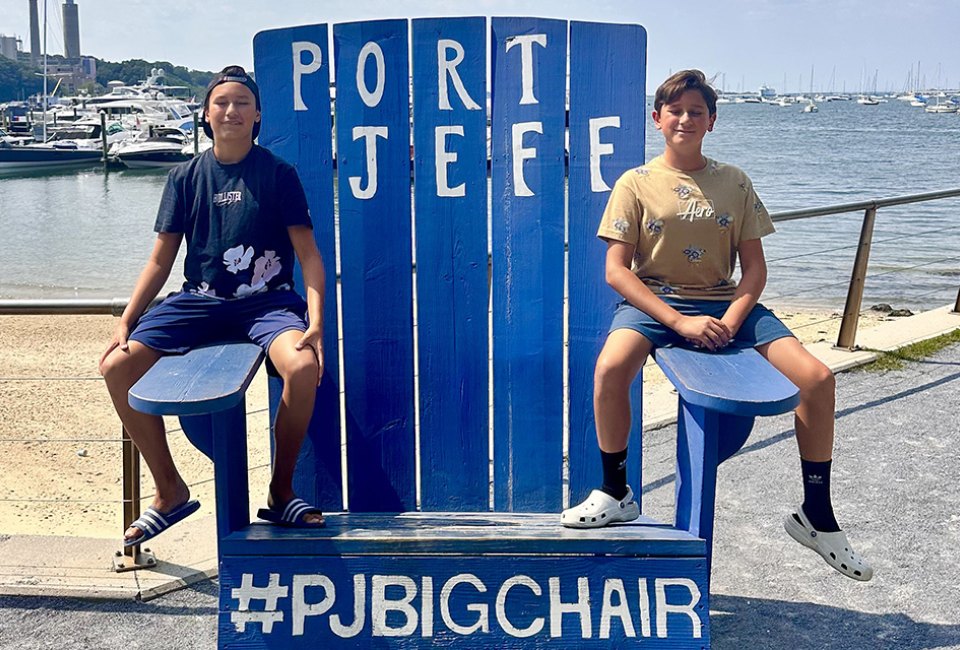 You'll find plenty of photo-ops while exploring Port Jefferson with your family. 
