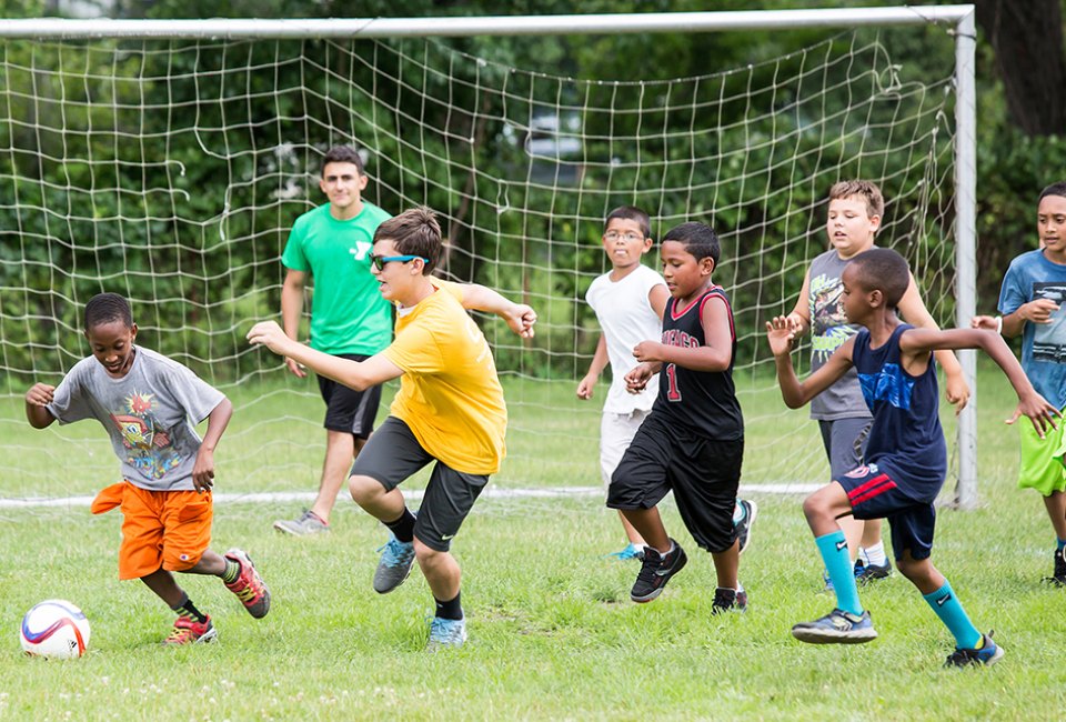 At Long Island's Y camps, campers build friendships. Photo courtesy of the YMCA