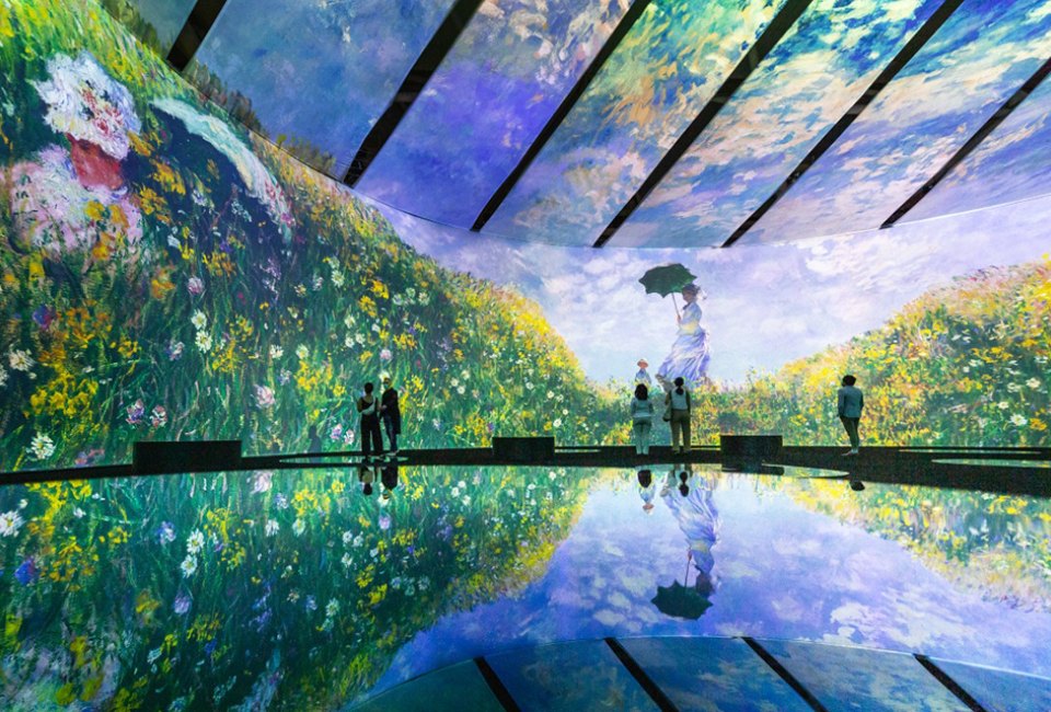Experience Monet's masterpieces in a whole new way at Beyond Monet: The Immersive Experience. Photo courtesy of the event 