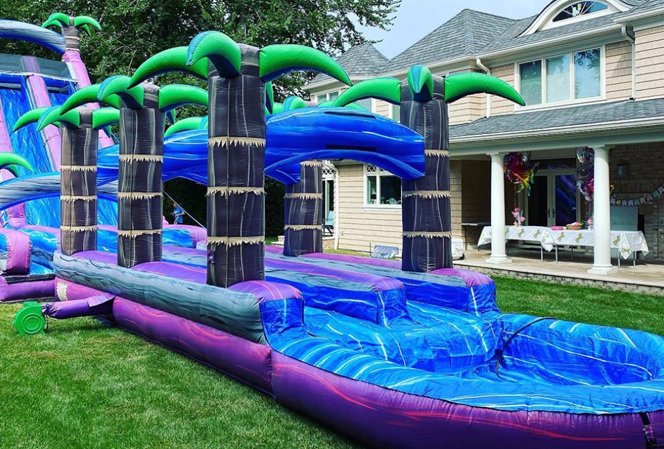 Jump into the summer party season with an inflatable party palace from the Big Bounce Theory.
