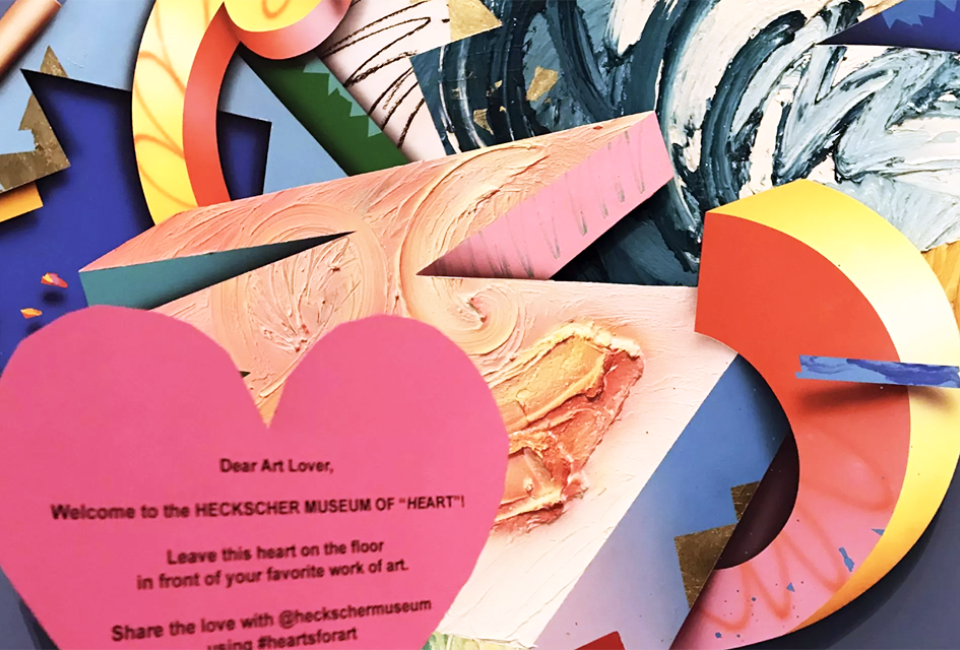 Spread  love at The Heckscher Museum this Valentine’s Day weekend. Photo courtesy of the museum