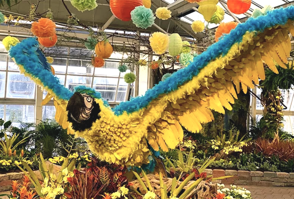 Free in March: Best Things To Do on Long Island with Kids The Flower Show returns to Hicks Nurseries this month. Photo courtesy of Hicks Nurseries