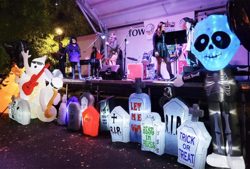 Halloween Fest in downtown Riverhead transforms Main Street into a spooky, enchanted land. Photo courtesy of Downtown Riverhead