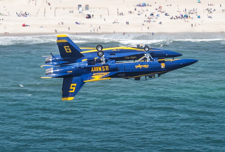 The Bethpage Air Show returns to Jones Beach on Memorial Day weekend, featuring performances by its showstopping headliners, the United States Navy Blue Angels.  Photo by U.S. Navy photo by Mass Communication Specialist 1st Class Ian Cotter
