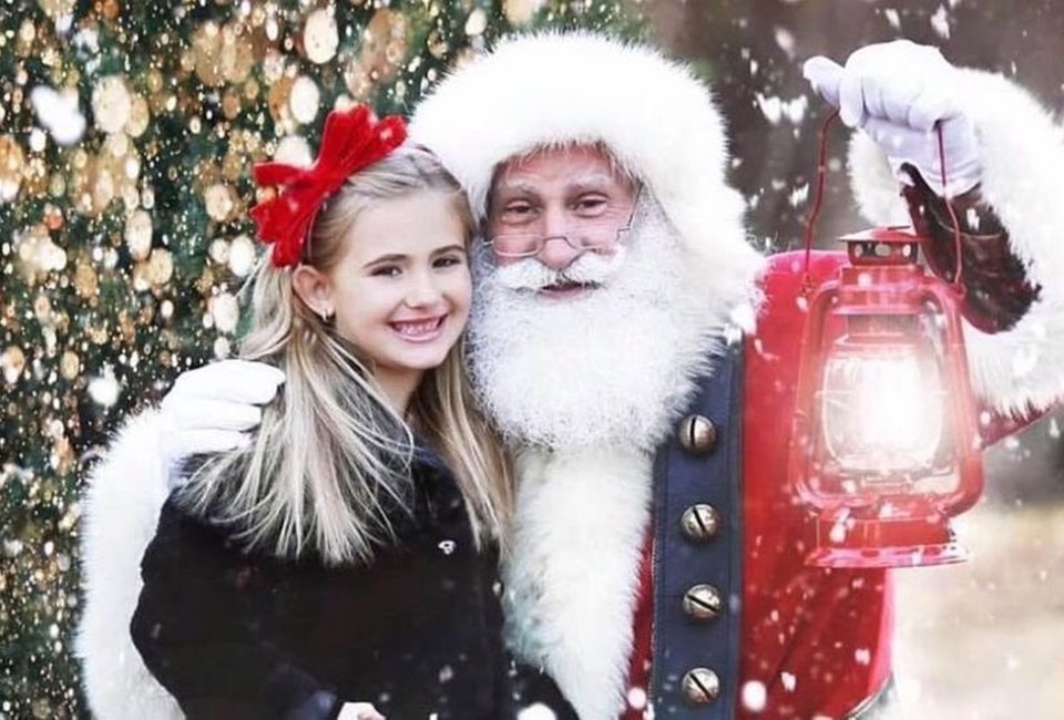 Take a special photo with Santa at Waterdrinker Farm's Winter Wonderland. Photo courtesy of the farm