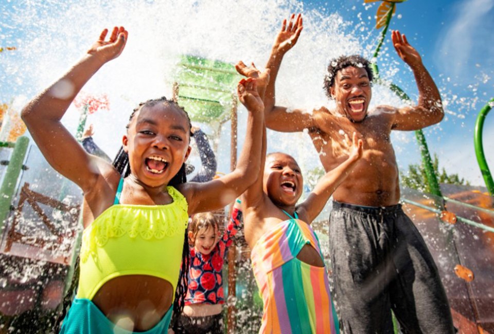 Discover the Coolest New Experiences on Long Island that Have Families Raving! Splish Splash Water Park, New York's largest water park opened for the season and brought with it a brand-new attraction: a water playground named Stingray Bay. Photo courtesy Splish Splash!