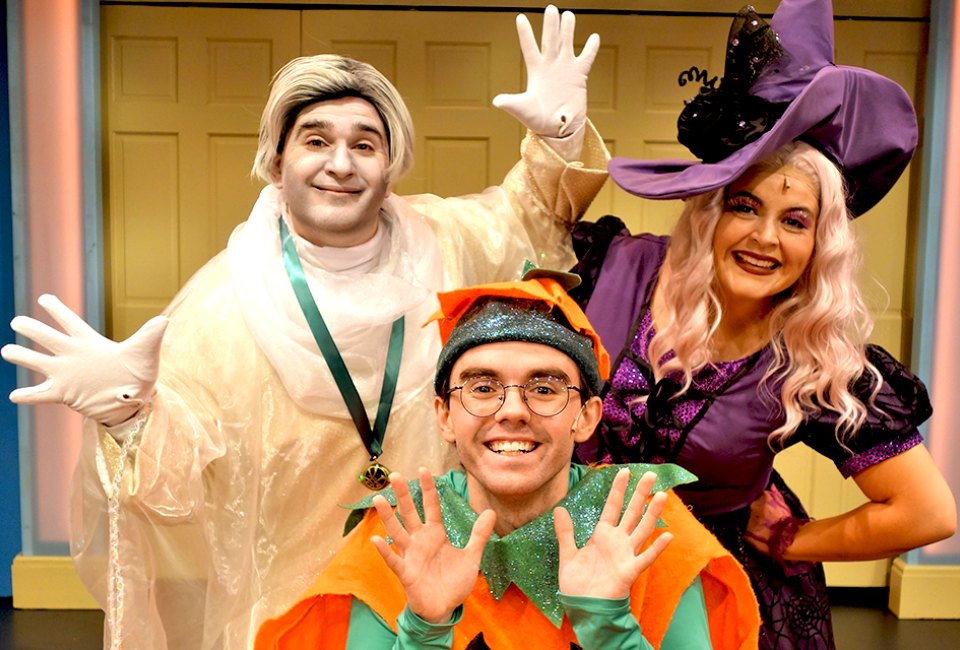 It's time for witches, ghosts, and hijinks as Kooky Spooky Halloween opens on the Theatre Three stage. Photo courtesy of the theater