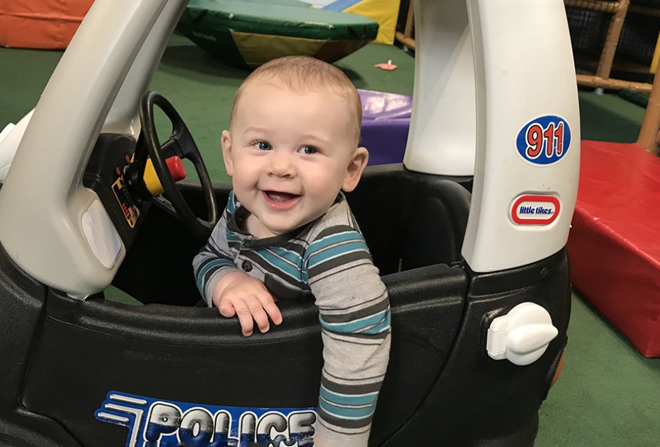 Once Upon a Treetop's  interactive city is designed for toddlers and preschoolers. Photo by Gina Massaro