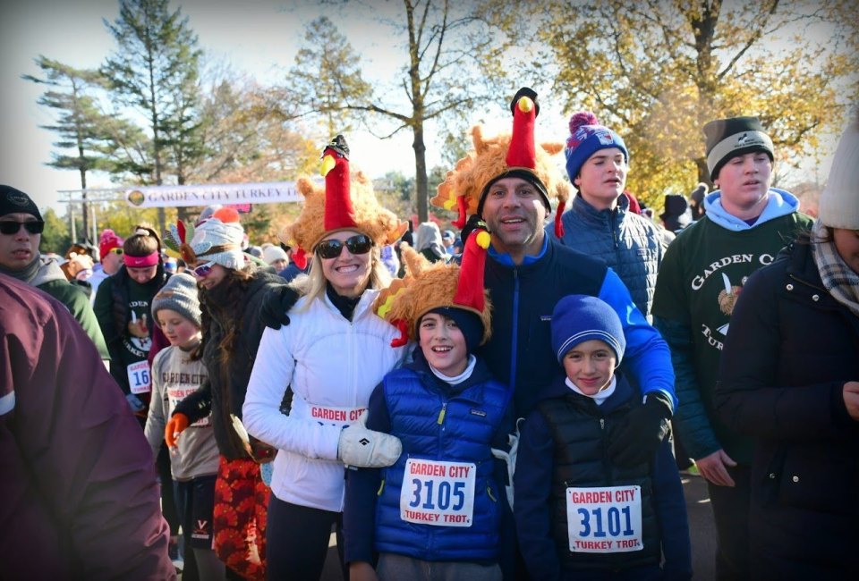 Shake a leg in the Garden City Turkey Trot, held on Thanksgiving morning. Photo courtesy of the event