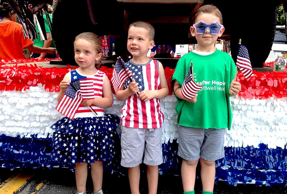 March in the 4th of July Parade in Port Jefferson Village. Photo courtesy of Port Jefferson Village