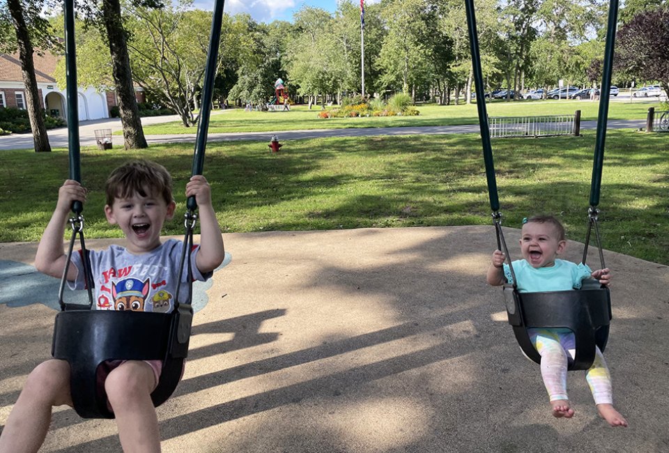 Things to do on Long Island before your baby's first birthday visit the playground