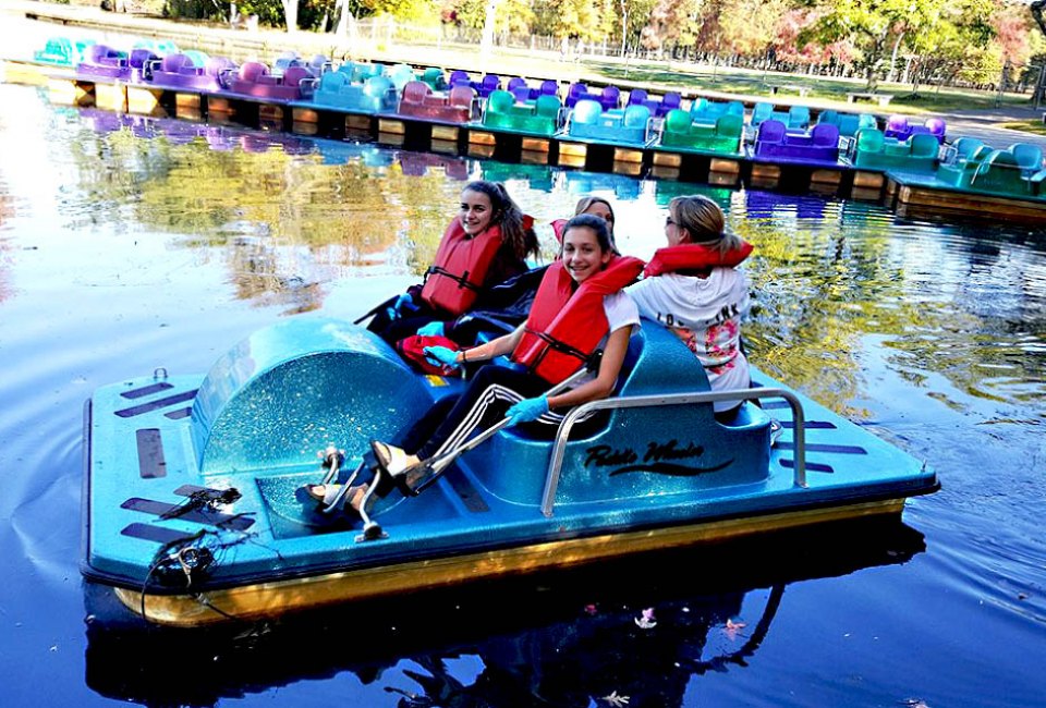 Enjoy a pedal-boat birthday party at Belmont Lake State Park. Photo courtesy of Belmont Lake State Park