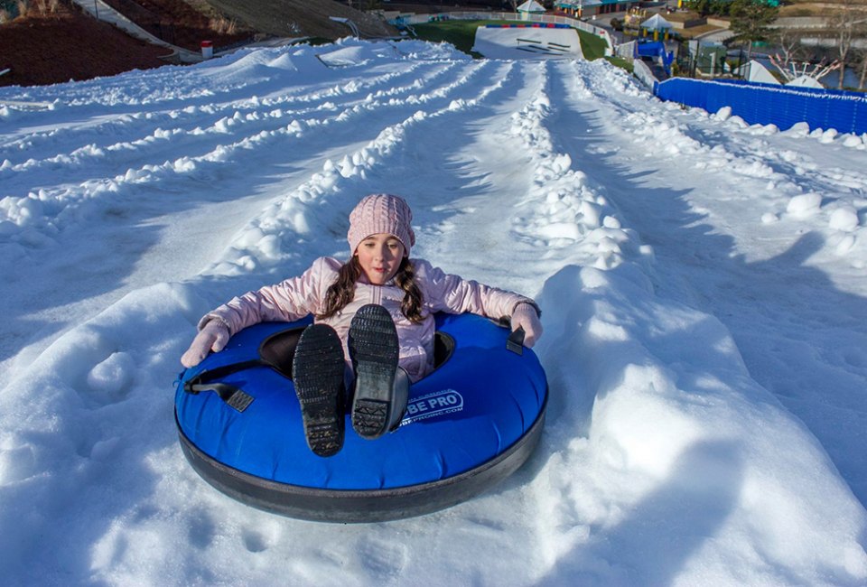 Get your adrenaline fix at Snow Island before it closes for the season. Photo courtesy of the event