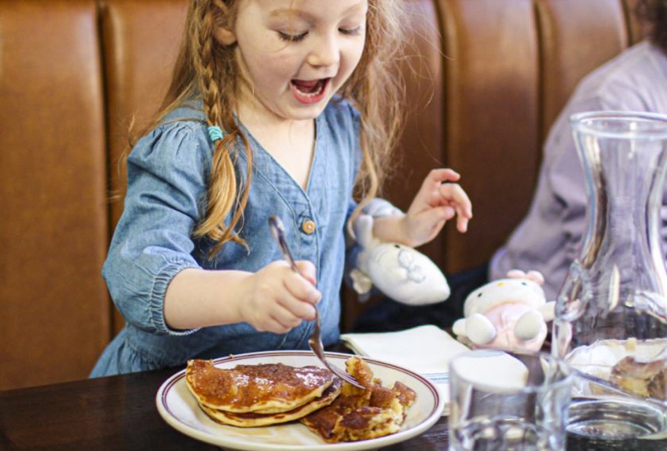 Pancakes served all day long in Chicago's West Loop! Photo courtesy of The Little Goat, Facebook