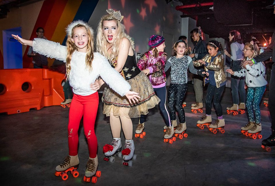 Brooklyn’s only indoor roller rink Dreamland pops up at City Point Brooklyn this winter. Photo courtesy of Dreamland