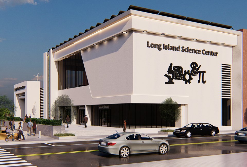 The Long Island Science Center is growing, building a 30,000-square-foot museum and planetarium in Riverhead's planned town square.