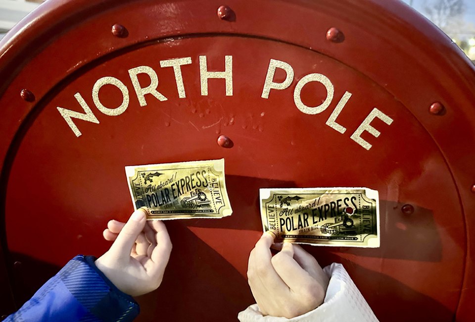 Your kids will use golden tickets to board the Polar Express Experience in Port Jefferson.