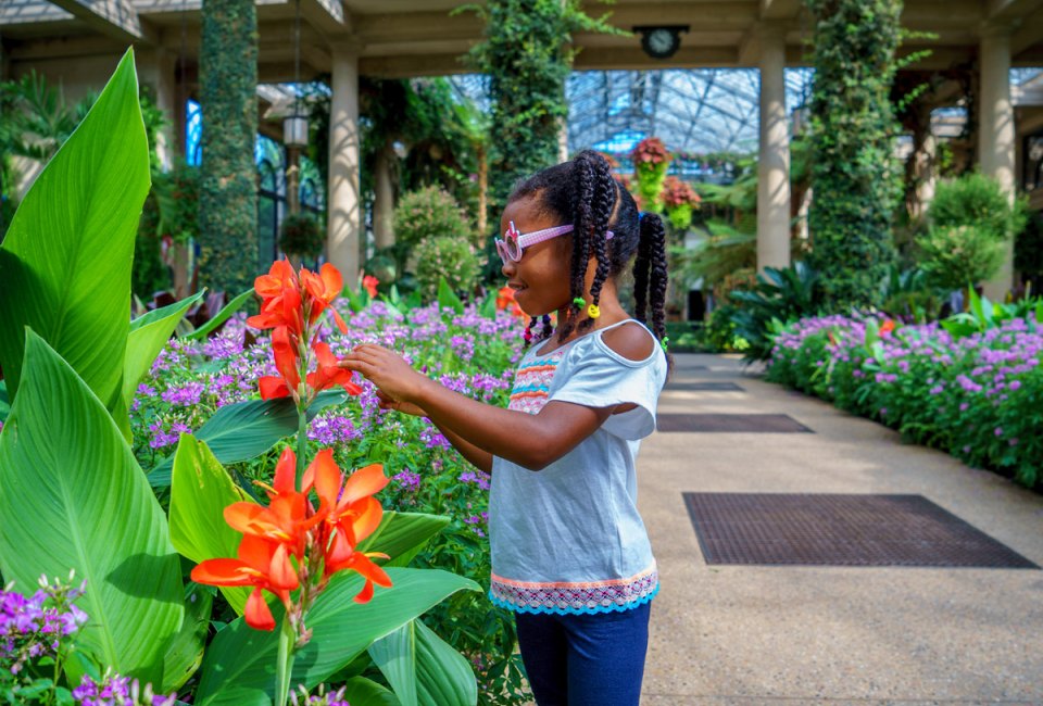 Enjoy an outdoor outing with a trip to Longwood Gardens. Photo by J. Fusco for Visit Philadelphia