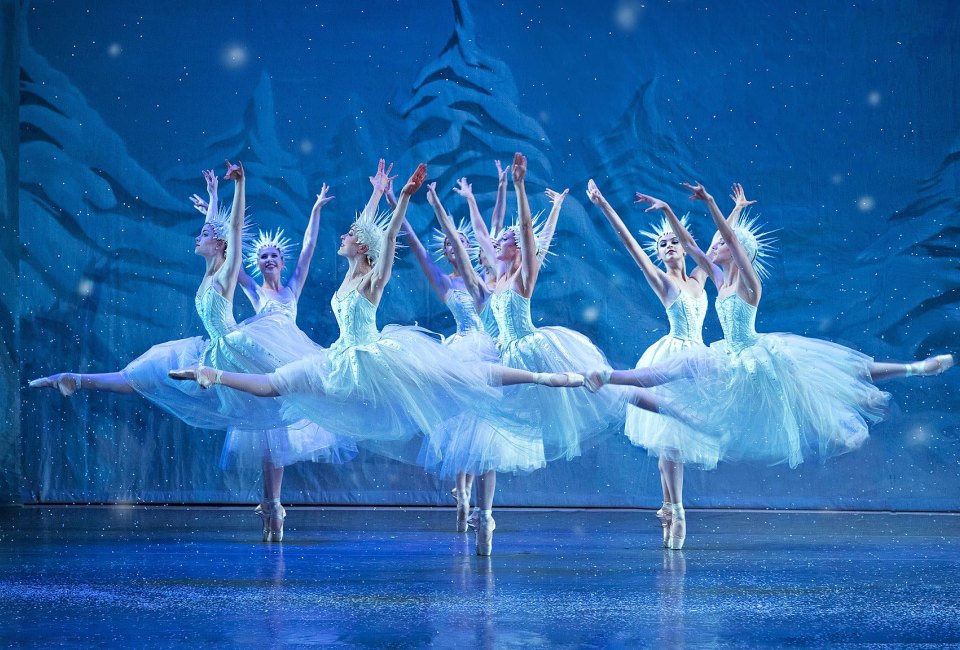 Los Angeles Ballet's gorgeous Nutcracker production soars. Photo by Reed Hutchinson