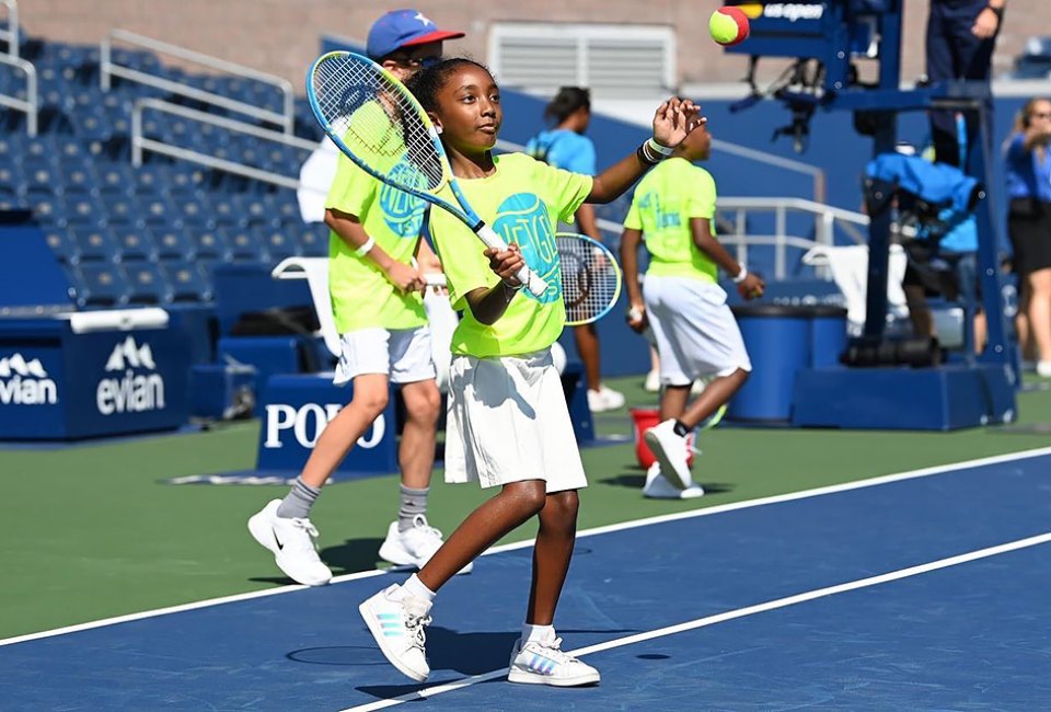 Practice your serve at Legacy Youth Tennis and Education. Photo courtesy of the center