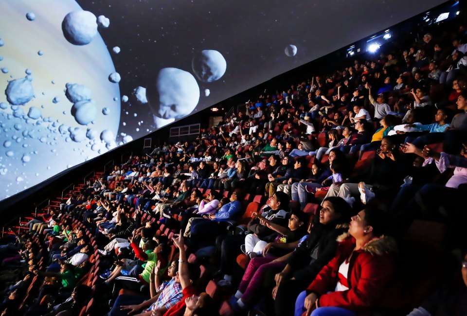 The Jennifer Chalsty Planetarium at The Liberty Science Center is the biggest in the Western Hemisphere. 