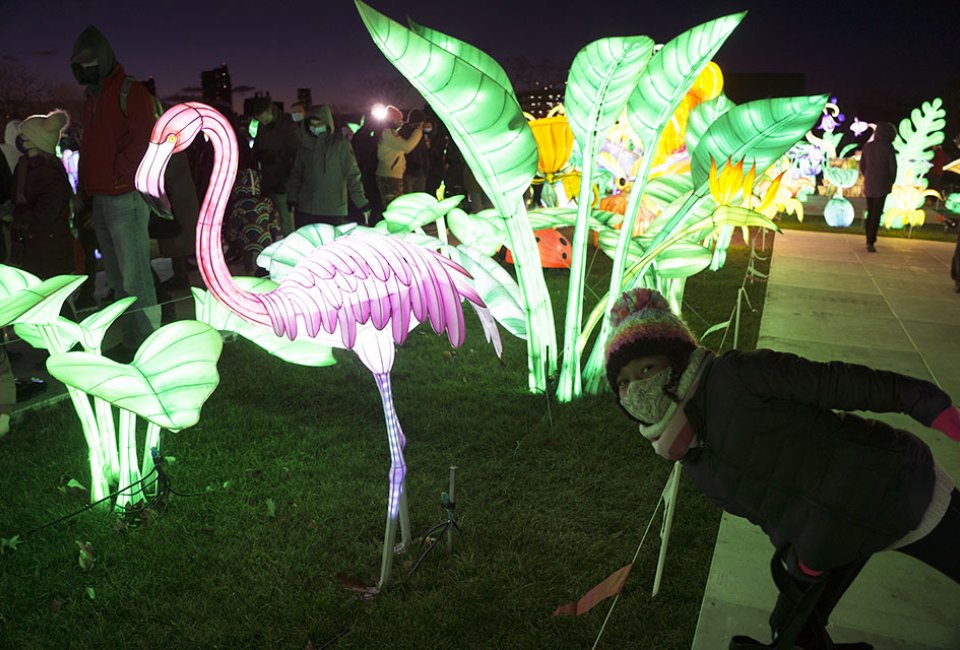 LuminoCity comes to Eisenhower Park in East Meadow this year with an illuminating holiday show. Photo by Jody Mercier