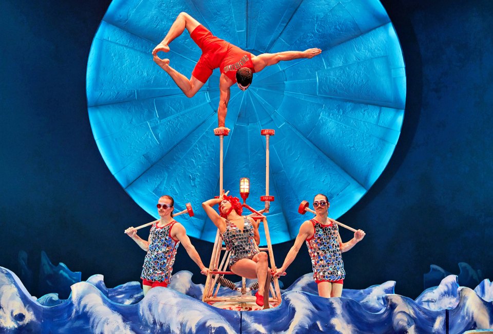 Cirque Du Soleil has a colorful new show. Photo by Matt Beard 