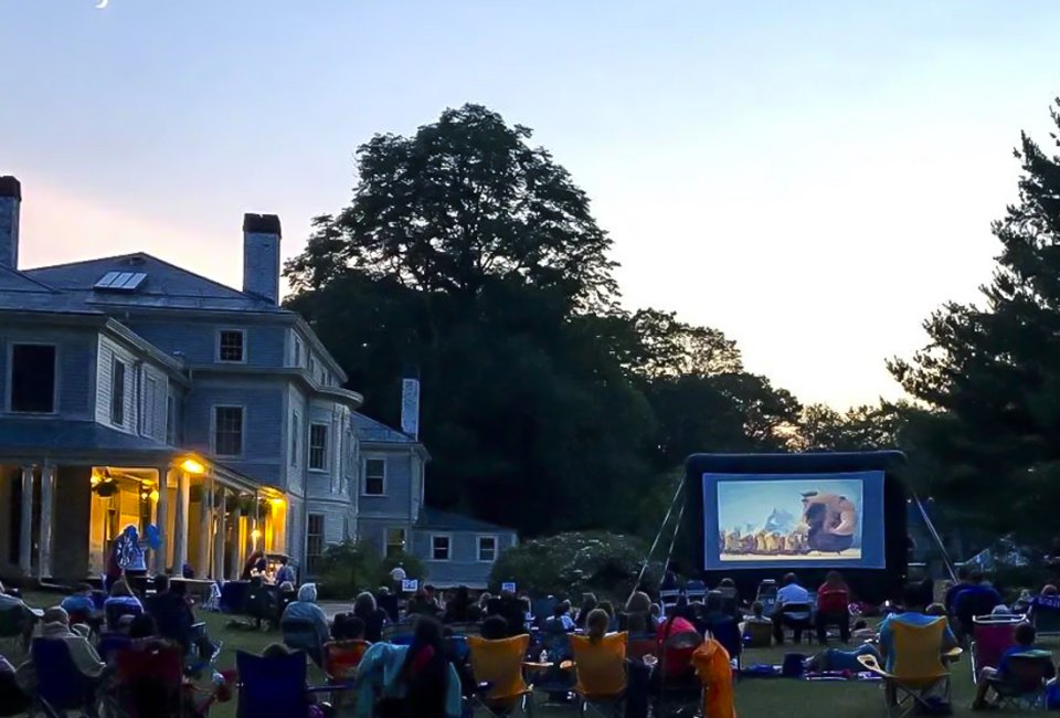 Movies at the Mansion photo courtesy of the Lyman Estate