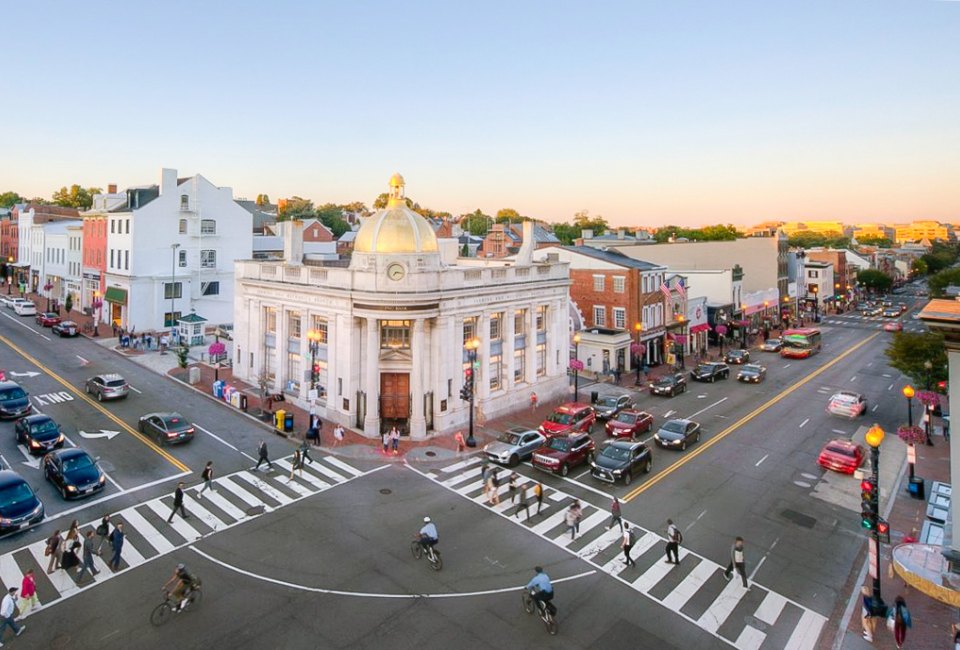 You'll feel like you've stepped back in time in Georgetown DC