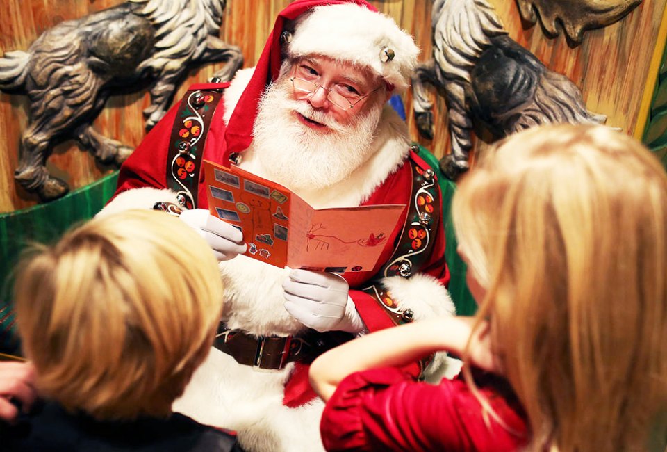 Santa is taking gift requests in person this holiday season at Macy's Santaland. Photo courtesy of Macy's