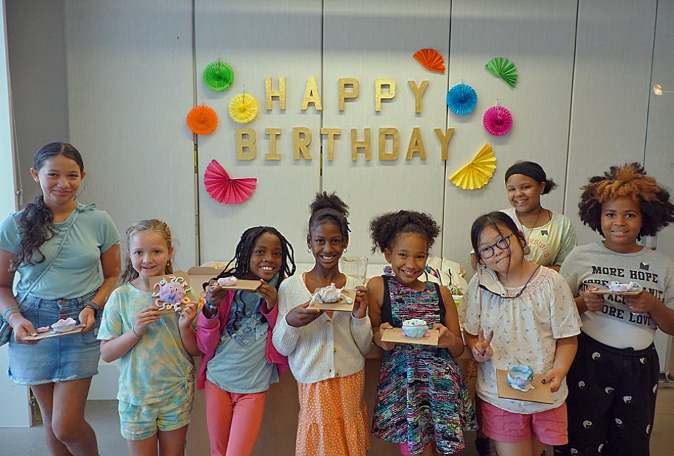 Host a creative, fun-filled birthday party celebration for your child’s special day at the Museum of Arts and Design. Photo by Jody Mercier