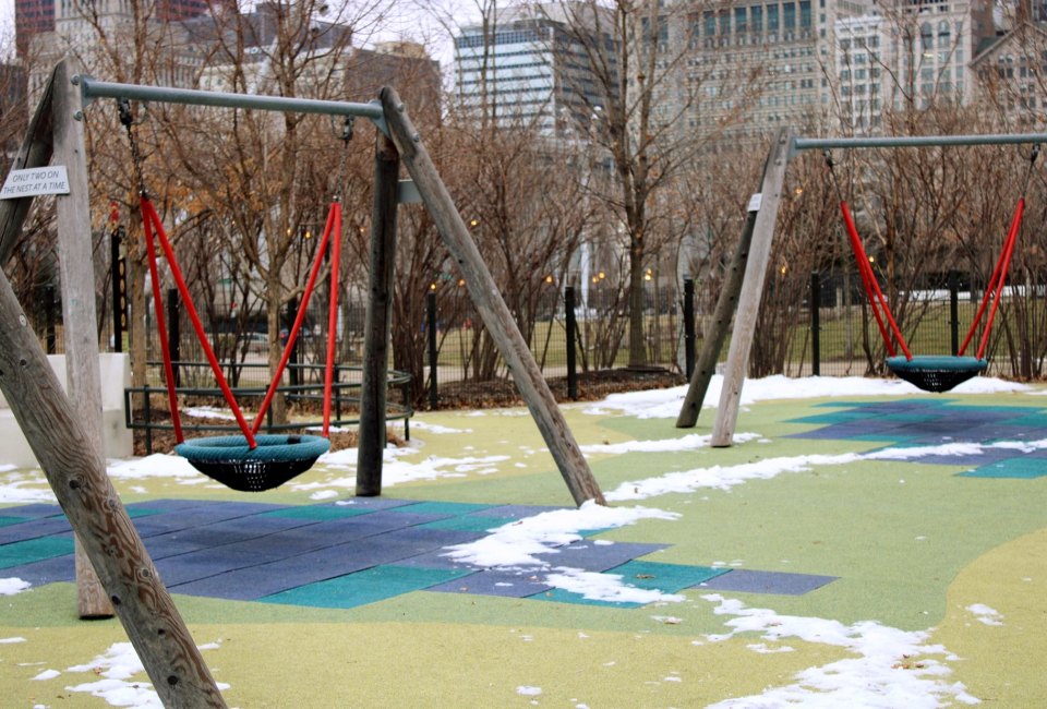 By the time the snow is gone, the parks will be open. Photo courtesy Maggie Daley Park
