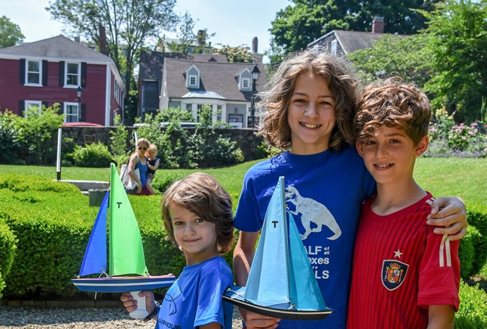 Get some family fun on the waterfront this July at the Marblehead Model Boat Building and Regatta. Photo courtesy of Marblehead Festival of the Arts.