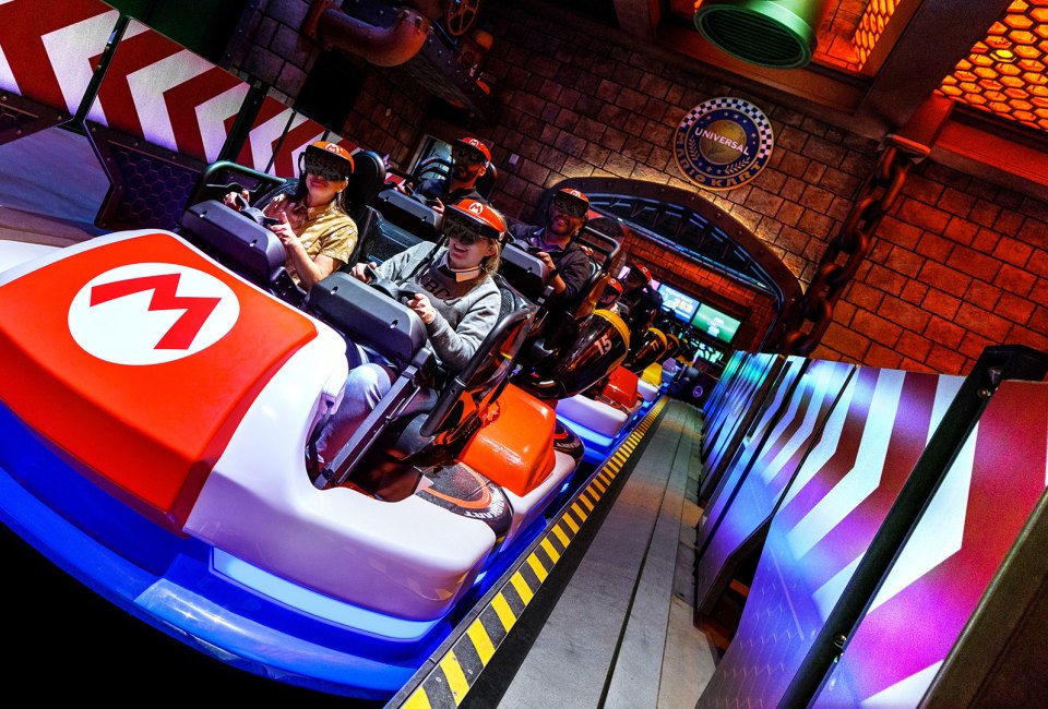 Get ready to rev up during real-life Mario Kart™. Photo courtesy of Universal Studios Hollywood