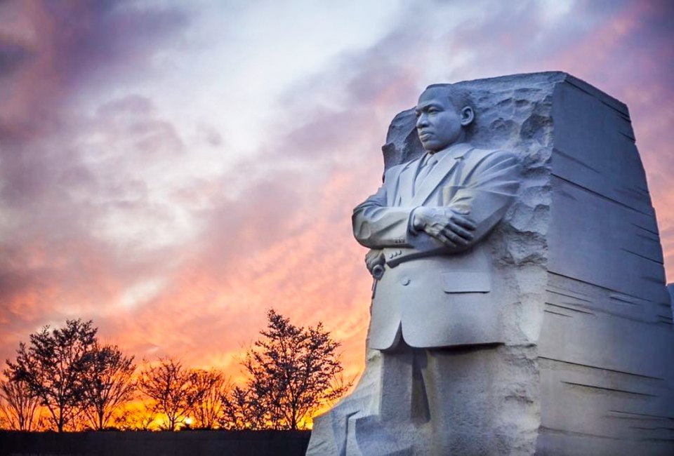 There are so many ways to honor MLK throughout DC this weekend. Martin Luther King Jr. Memorial photo by Martin Secor, courtesy of the National Park Service