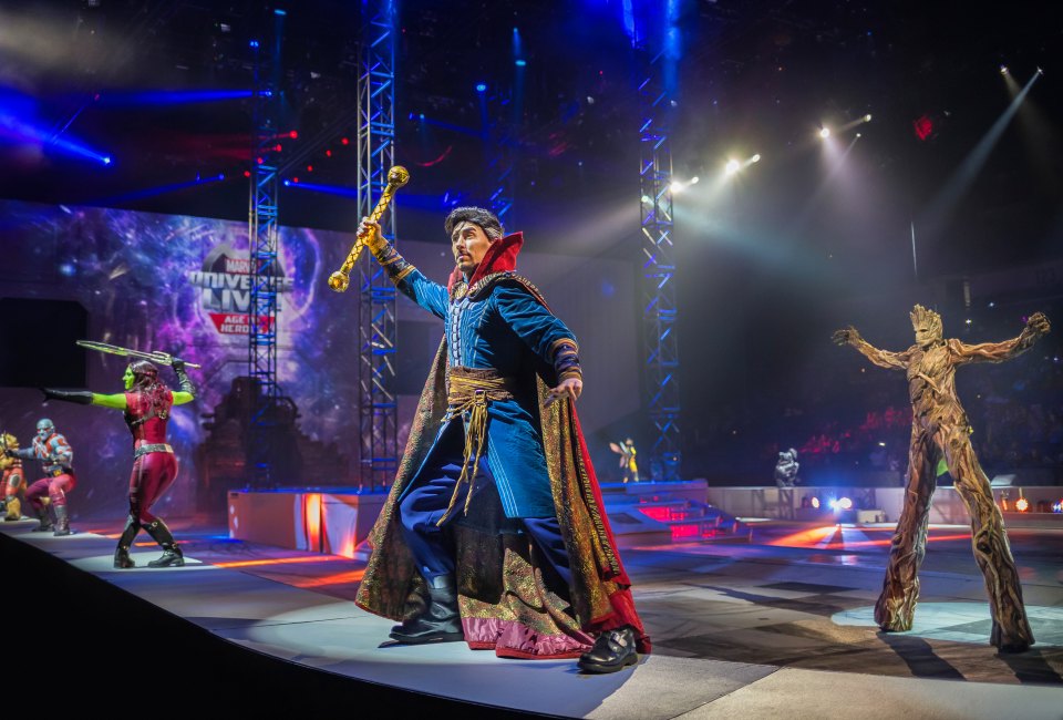 Marvel Universe Live! Photo courtesy of Feld Entertainment