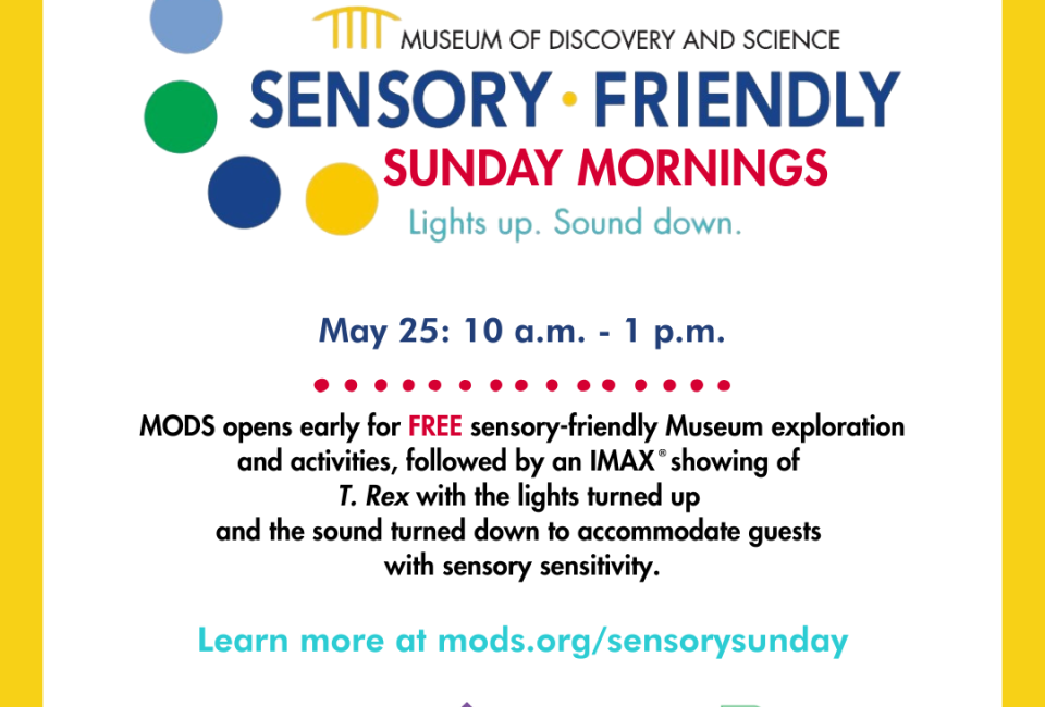 Sensory-Friendly Sundays at Museum of Discovery and Science