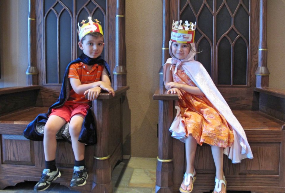 Take your little King or Queen (or both) to Medieval Times.