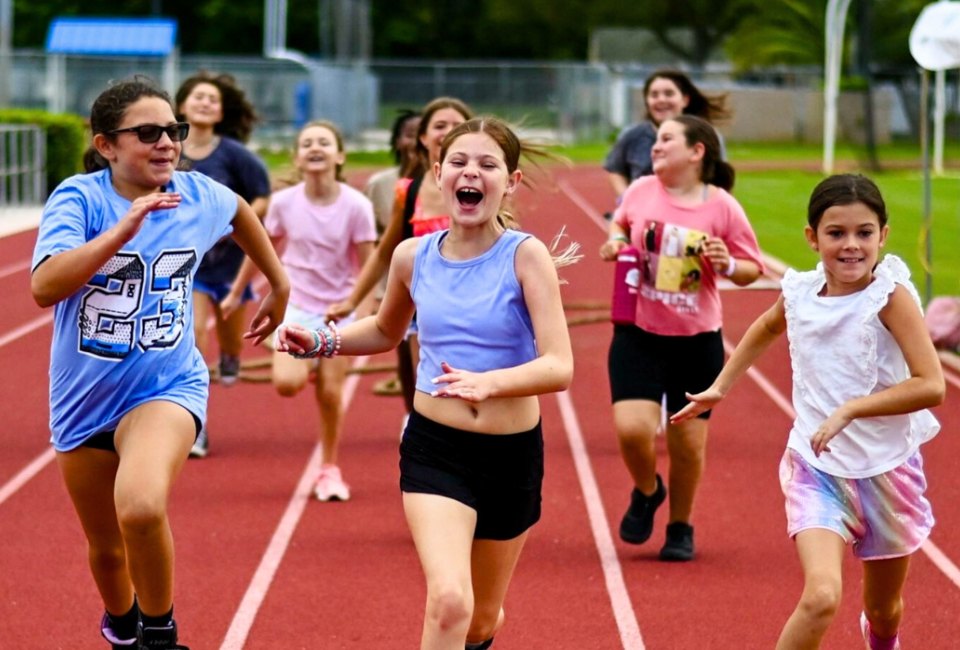 Head to the finish line at American Heritage Sports Summer Camps. Photo courtesy of the camp