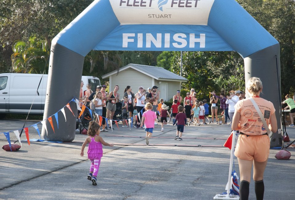 Kids are always welcome at the Palm City Turkey Trot. Photo courtesy of the event