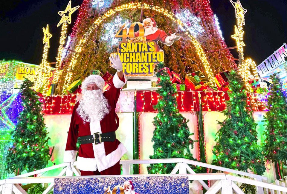 The holiday theme park Santa's Enchanted Forest opens this week in Miami. Photo courtesy of Santa’s Enchanted Forest 